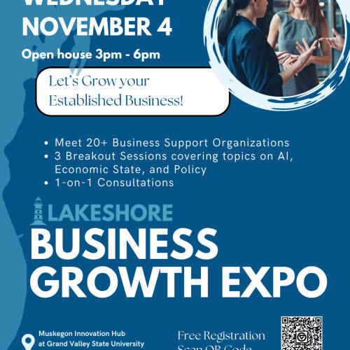 Flyer for Lakeshore Business Growth Expo